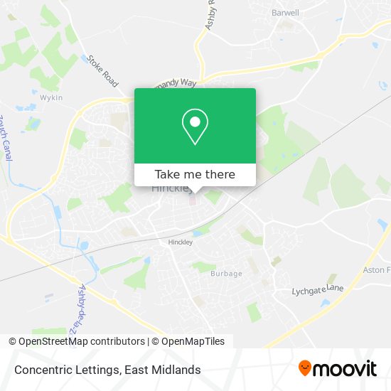 Concentric Lettings map