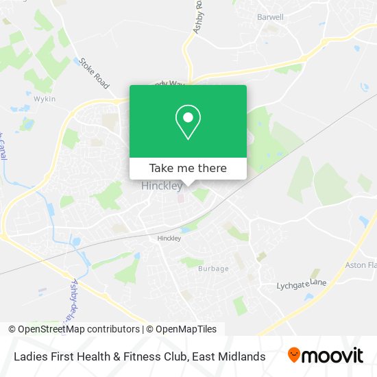 Ladies First Health & Fitness Club map