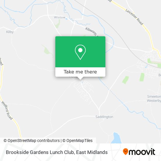 Brookside Gardens Lunch Club map