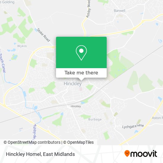 Hinckley Homel map