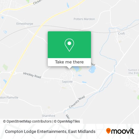 Compton Lodge Entertainments map