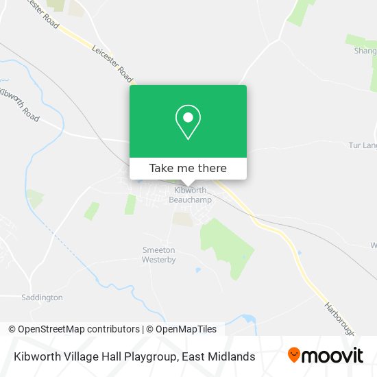 Kibworth Village Hall Playgroup map