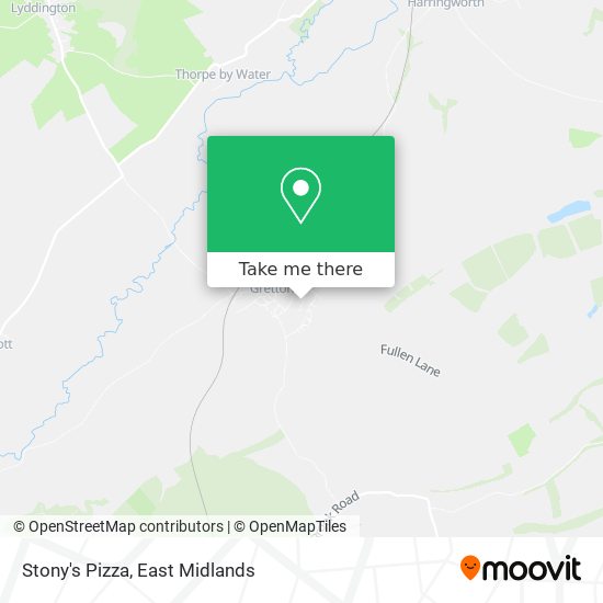 Stony's Pizza map