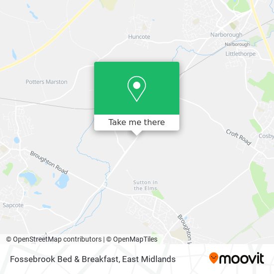 Fossebrook Bed & Breakfast map