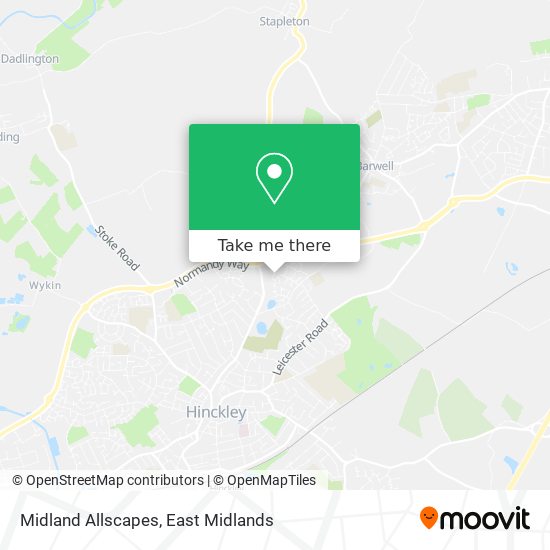 Midland Allscapes map