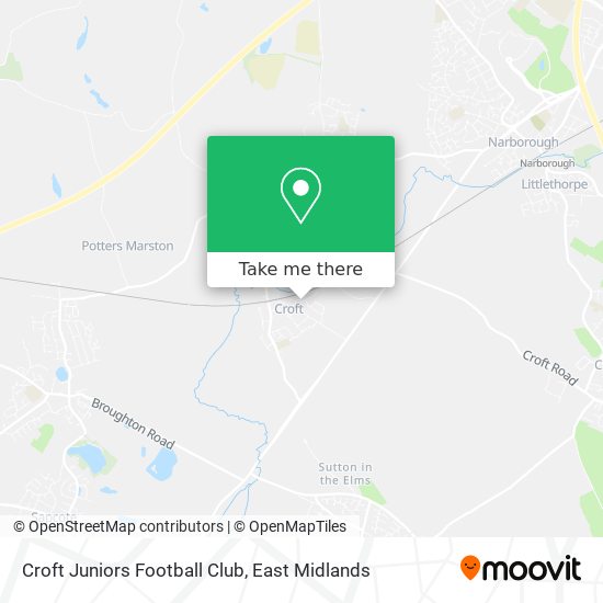 Croft Juniors Football Club map