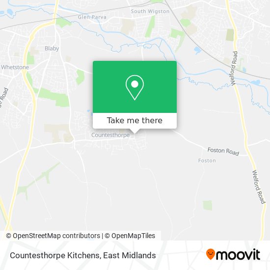 Countesthorpe Kitchens map