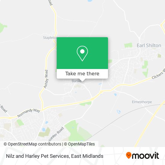 Nilz and Harley Pet Services map