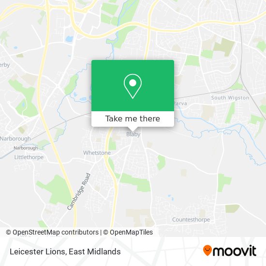 Leicester Lions map