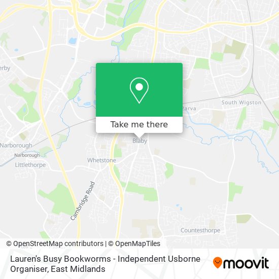 Lauren's Busy Bookworms - Independent Usborne Organiser map