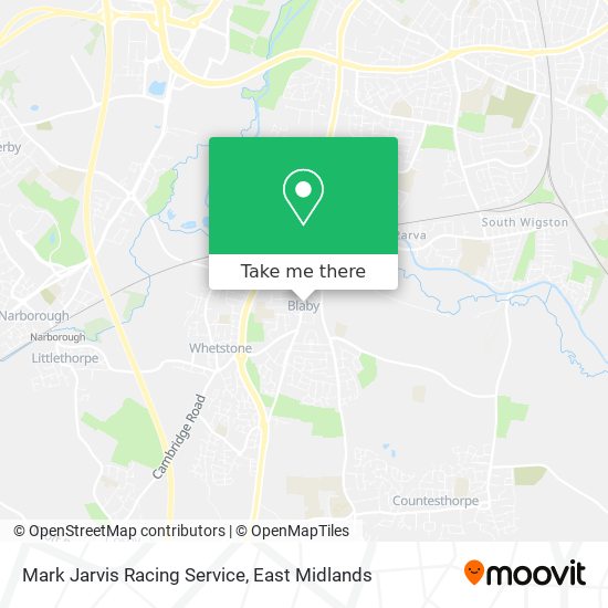 Mark Jarvis Racing Service map