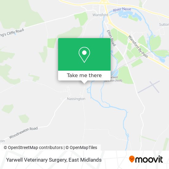 Yarwell Veterinary Surgery map