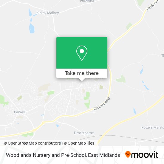 Woodlands Nursery and Pre-School map