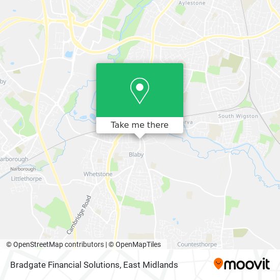 Bradgate Financial Solutions map