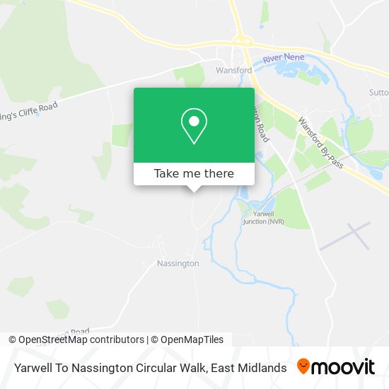 Yarwell To Nassington Circular Walk map