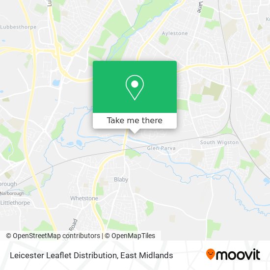 Leicester Leaflet Distribution map