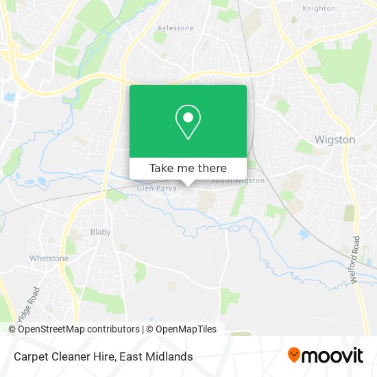Carpet Cleaner Hire map
