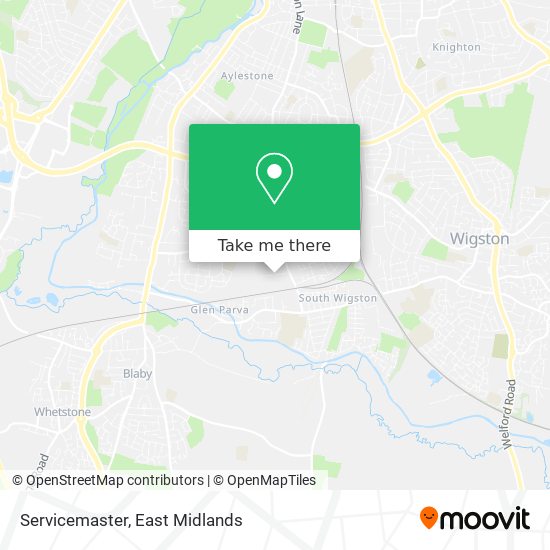 Servicemaster map