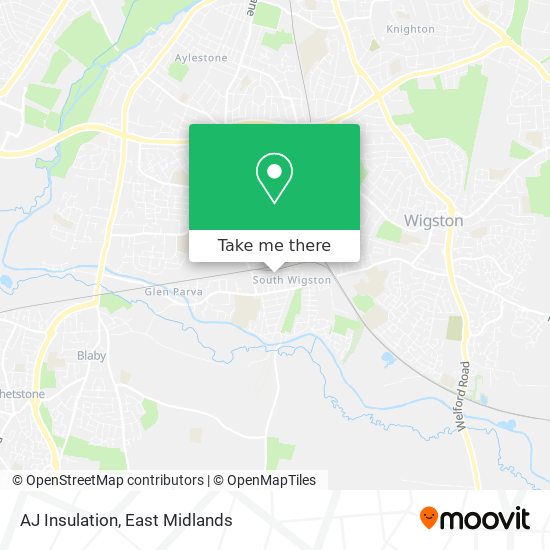 AJ Insulation map