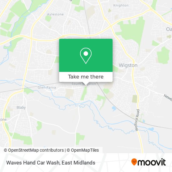 Waves Hand Car Wash map