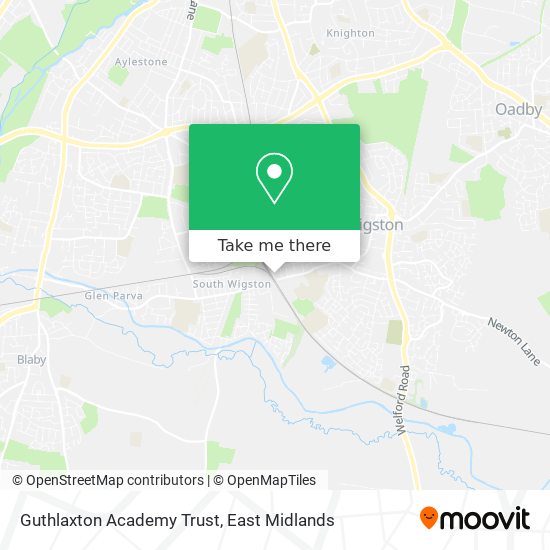 Guthlaxton Academy Trust map