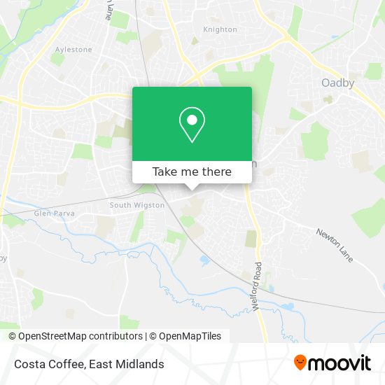 Costa Coffee map