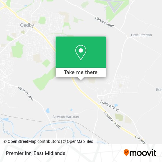 Premier Inn map