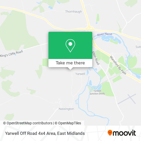 Yarwell Off Road 4x4 Area map