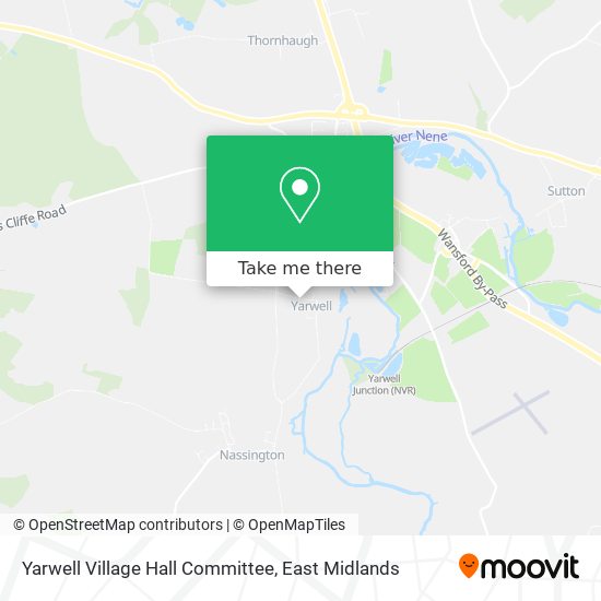 Yarwell Village Hall Committee map