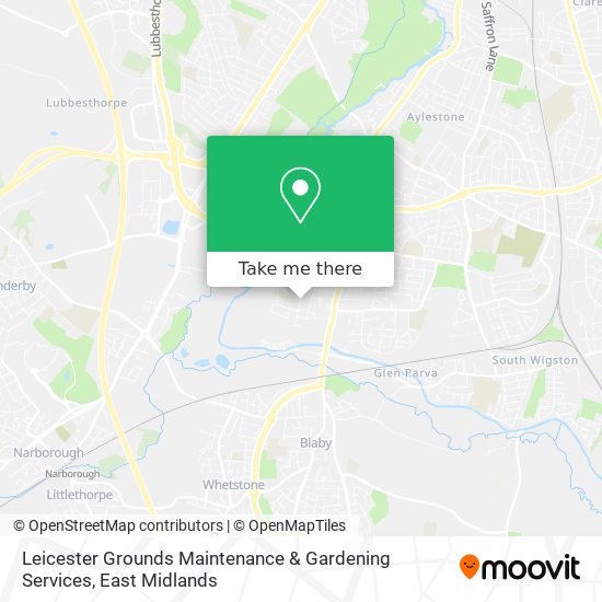 Leicester Grounds Maintenance & Gardening Services map