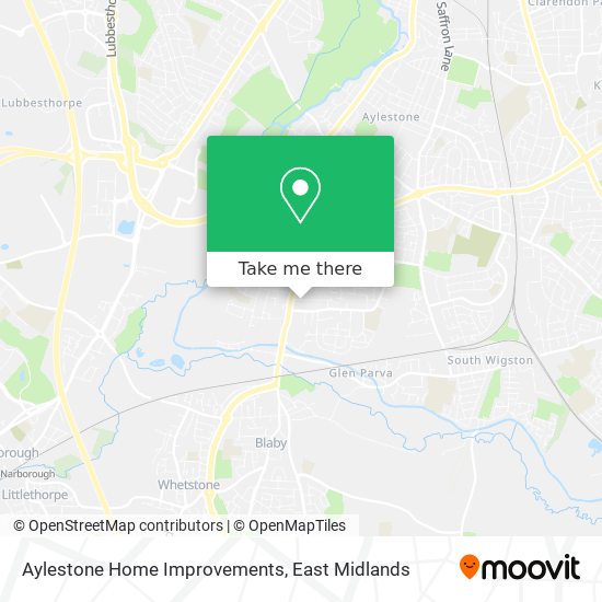 Aylestone Home Improvements map