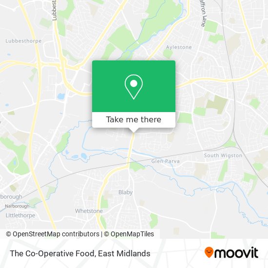 The Co-Operative Food map