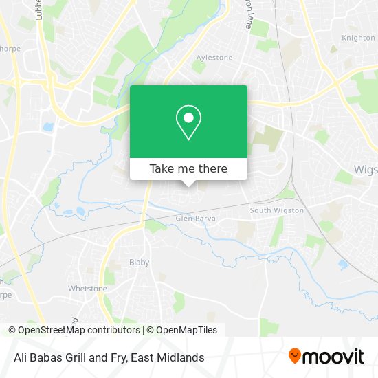 Ali Babas Grill and Fry map