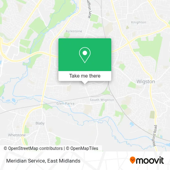 Meridian Service map