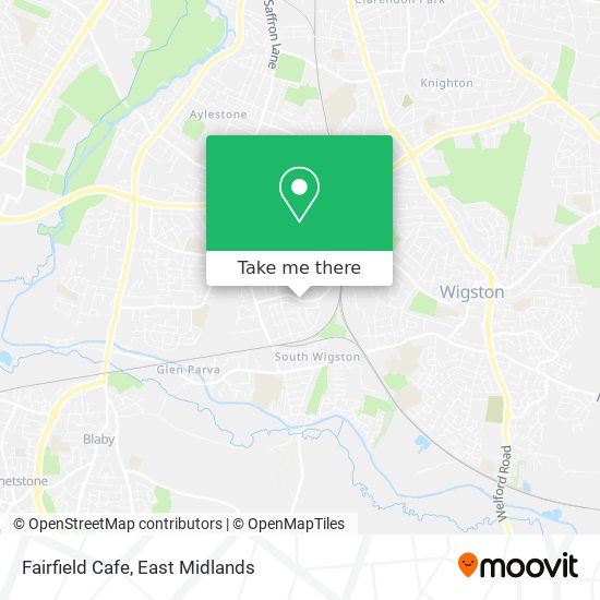 Fairfield Cafe map