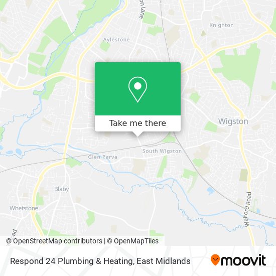 Respond 24 Plumbing & Heating map