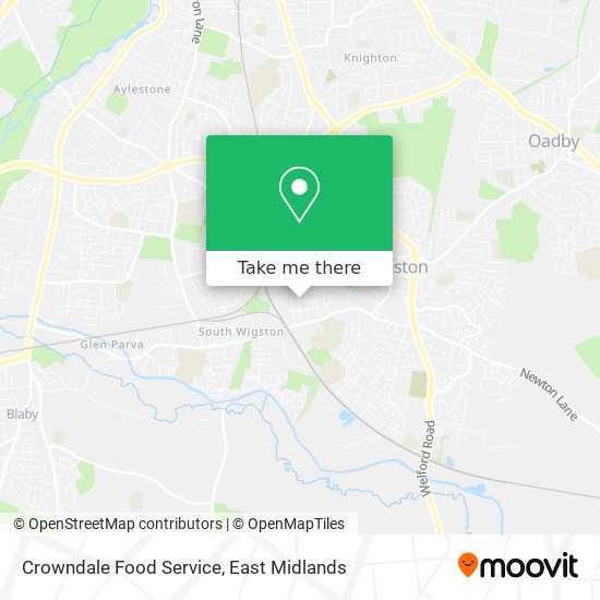 Crowndale Food Service map