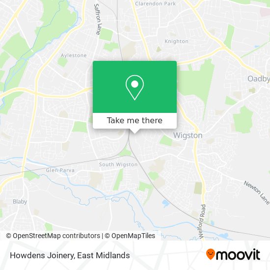 Howdens Joinery map