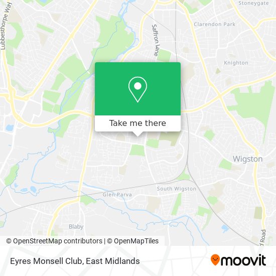 Eyres Monsell Club map