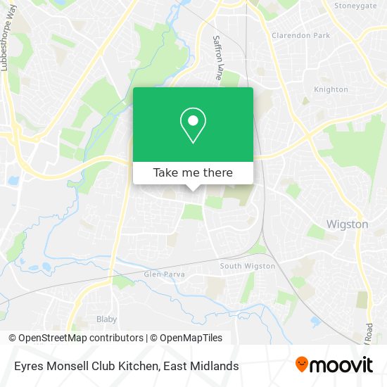 Eyres Monsell Club Kitchen map