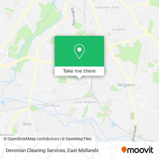 Devonian Cleaning Services map