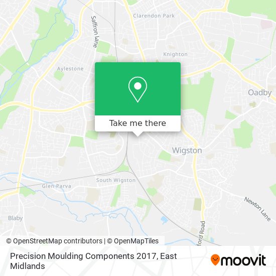 Precision Moulding Components 2017 map