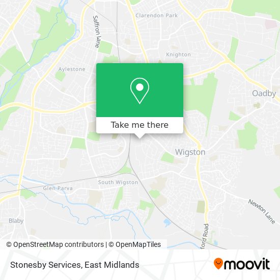 Stonesby Services map