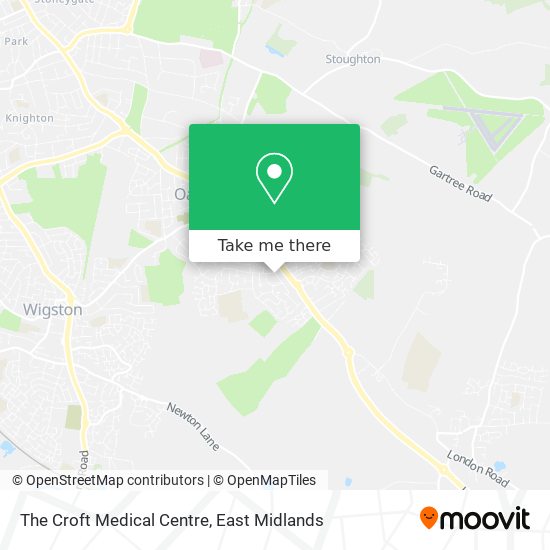 The Croft Medical Centre map