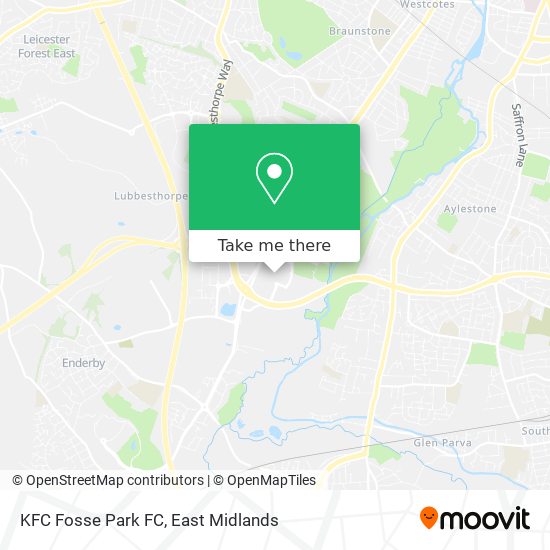 KFC Fosse Park FC map