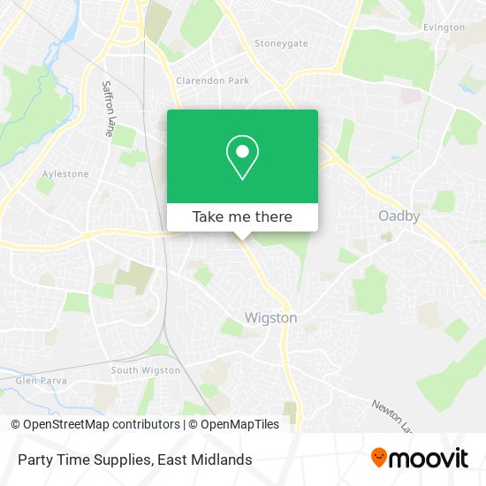 Party Time Supplies map