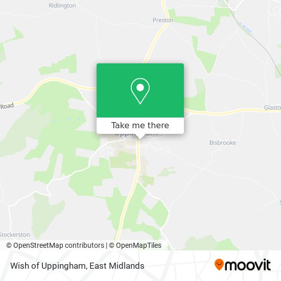 Wish of Uppingham map