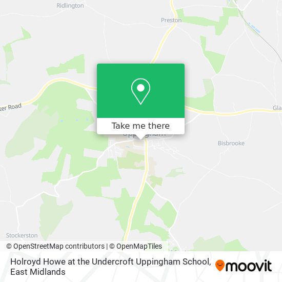 Holroyd Howe at the Undercroft Uppingham School map