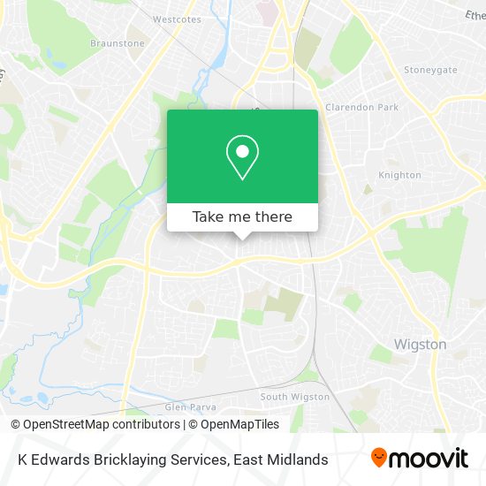 K Edwards Bricklaying Services map