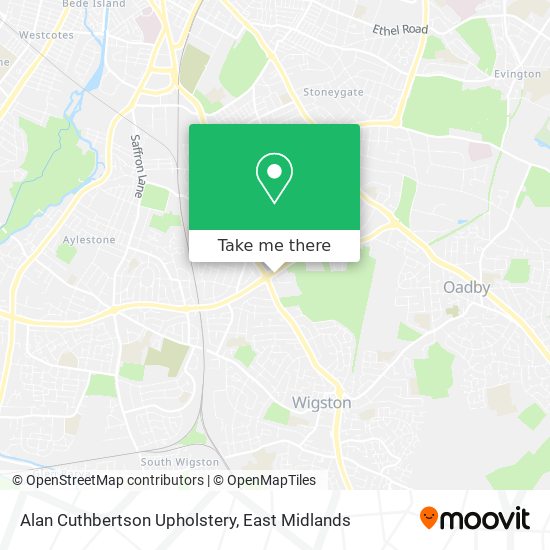 Alan Cuthbertson Upholstery map